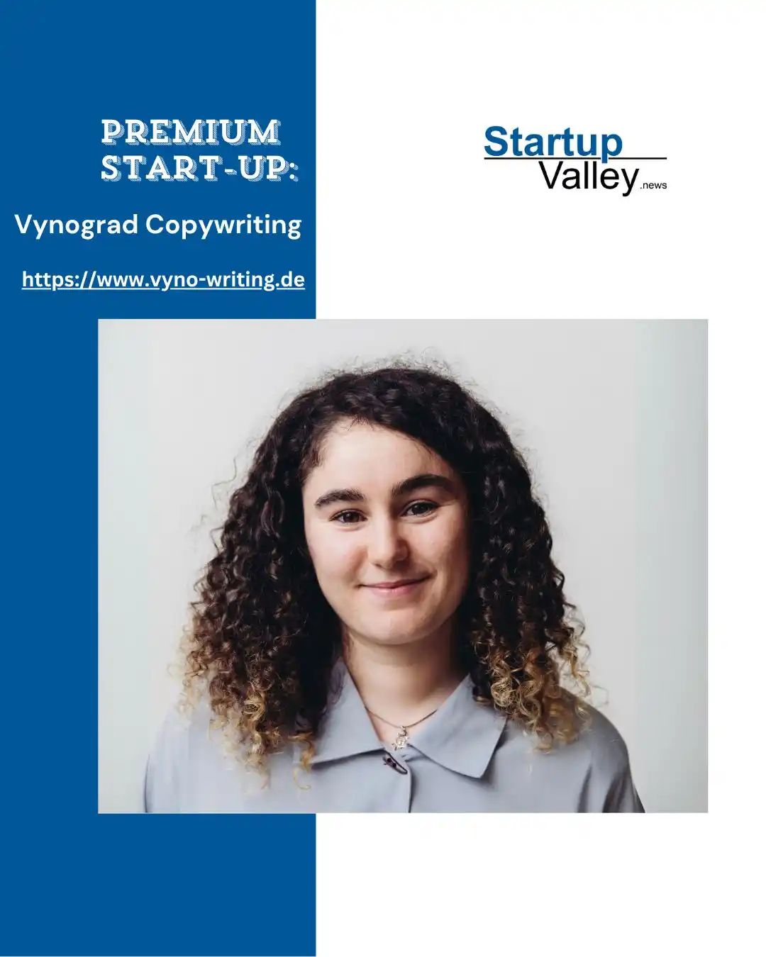 Image from StartupValley: 🚀 Premium Start-up des Tages: Vynograd Copywriting 🖋️ Kommunikation,...