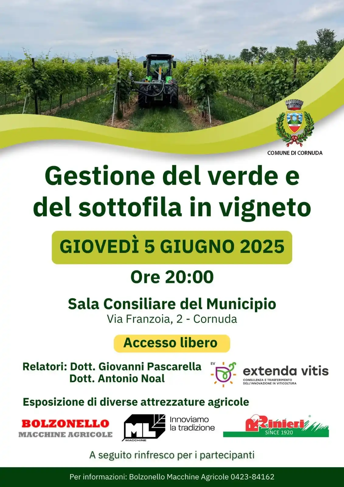 Image from COMUNE DI CORNUDA: ๐ข QUESTA SERA si terrร l'incontro su ๐๐ฒ๐๐๐ถ๐ผ๐ป๐ฒ ๐ฑ๐ฒ๐น ๐๐ฒ๐ฟ๐ฑ...