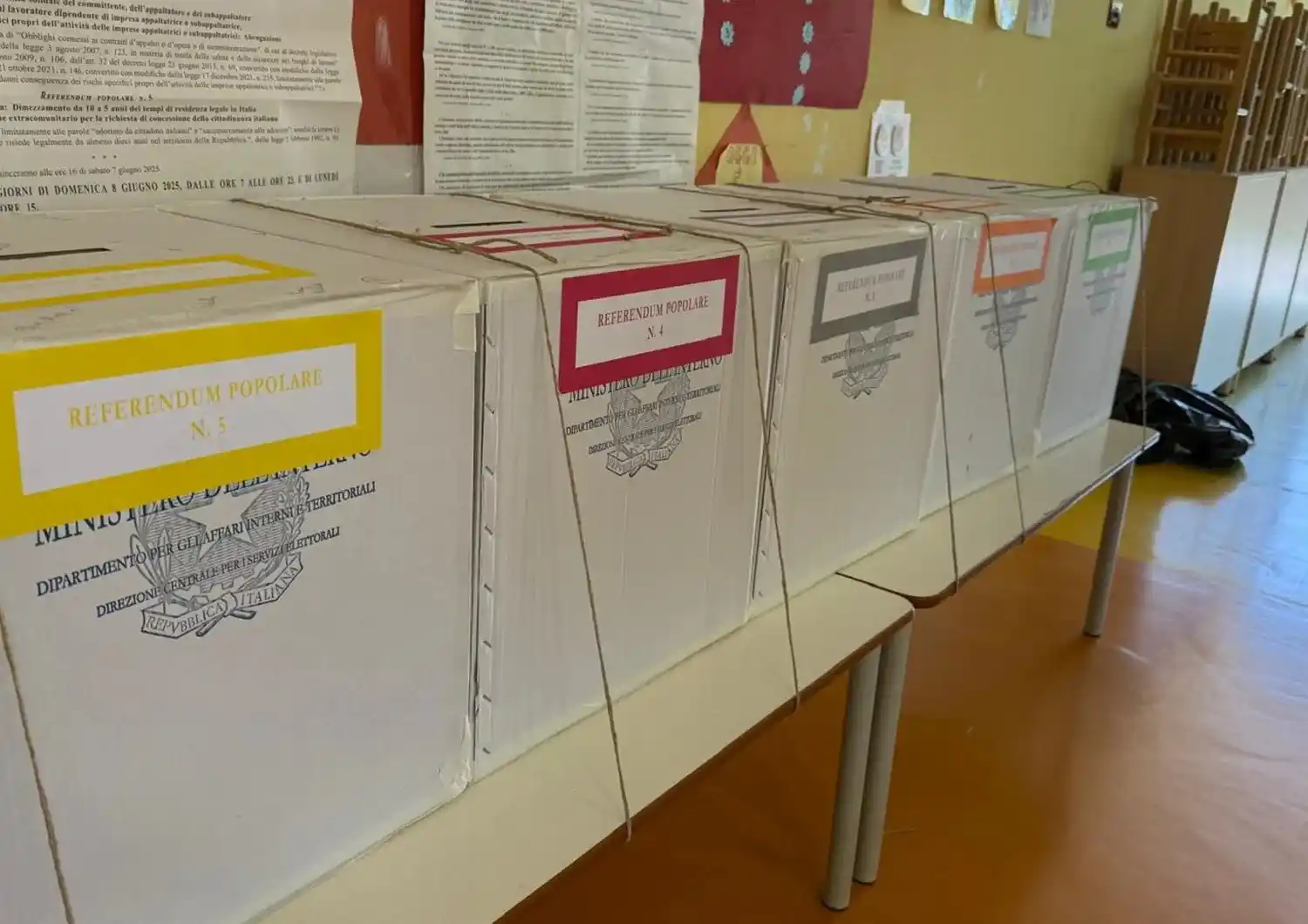 Image from Agi - Agenzia Italia: 🧐 *Referendum, le reazioni della politica al voto* *Il quorum non c'...