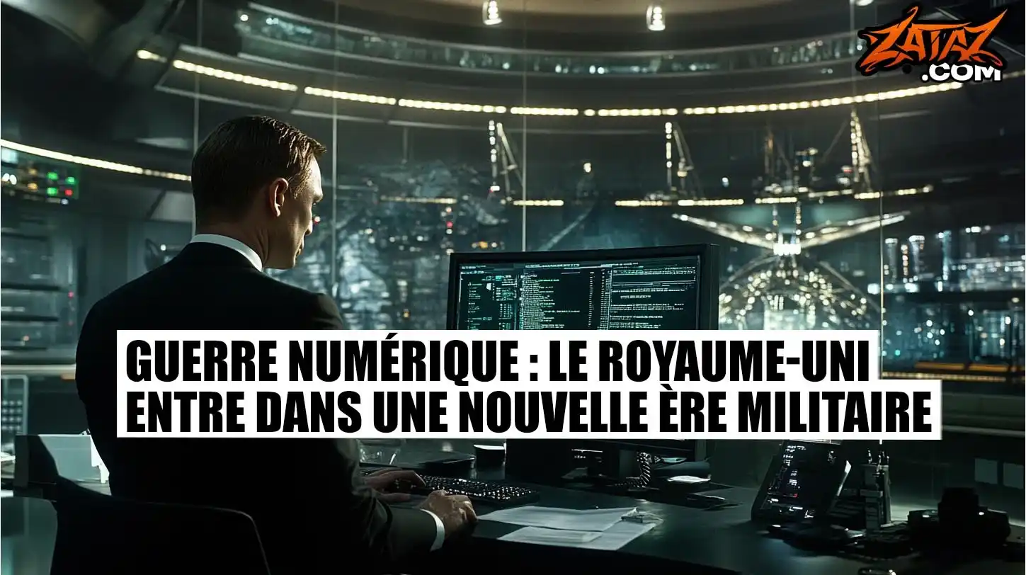 Image from ZATAZ.COM - S'INFORMER, C'EST DÉJÀ SE CYBERSÉCURISER: 🔐 Révolution numérique dans la défense britannique Le Royaume-Uni vie...