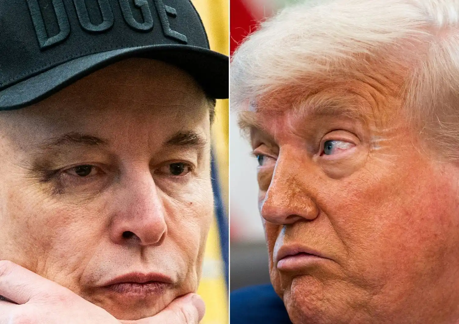 Image from Agi - Agenzia Italia: 💔 *Rottura tra Musk e Trump*. L'affondo del Presidente: "Stop ai su...