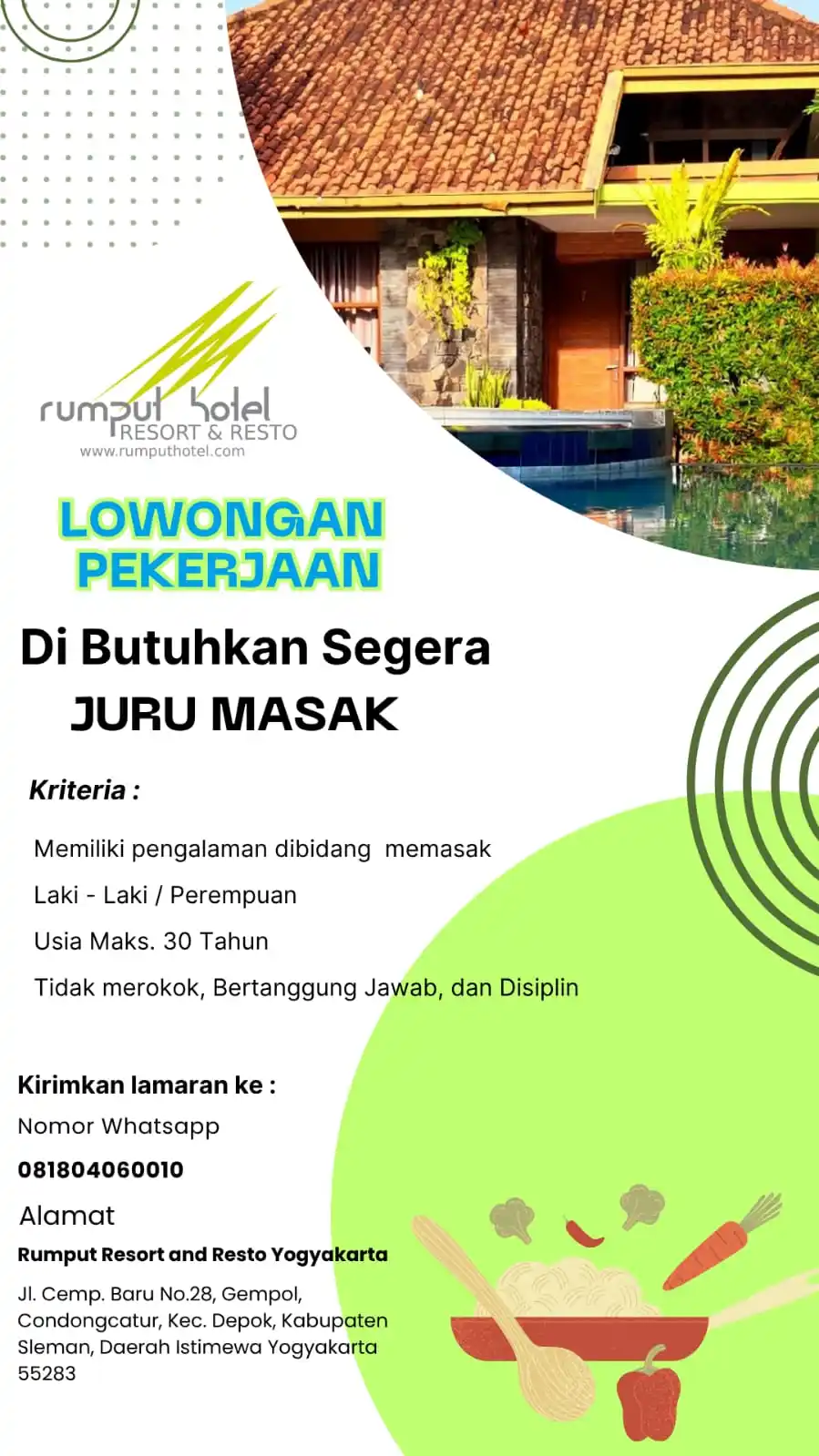 Info Loker Jogja Yogyakarta (Official) post