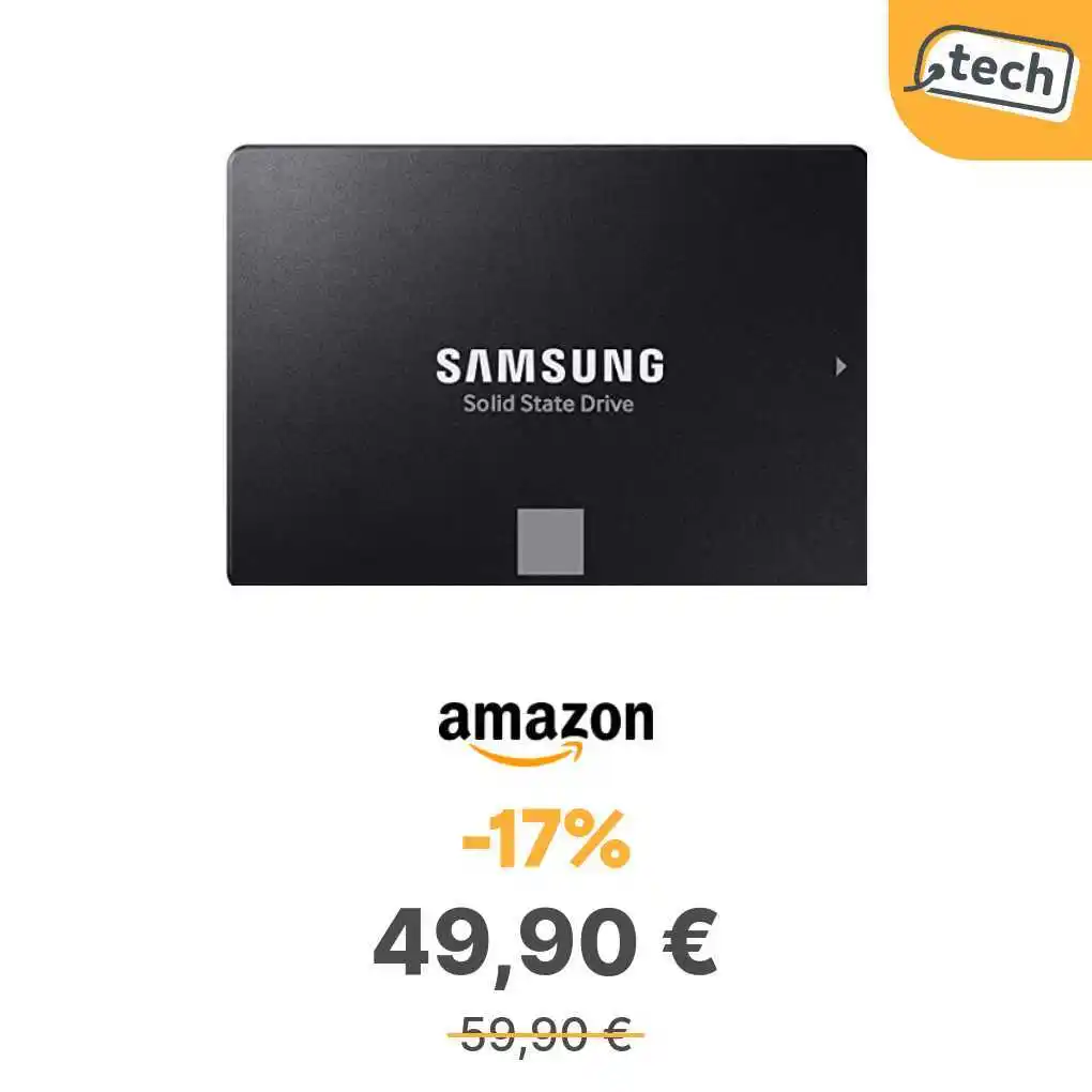 Image from offerte.club: *Samsung 870 EVO SSD 500 GB, Fattore di forma 2,5"* 👉 https://ofclub...