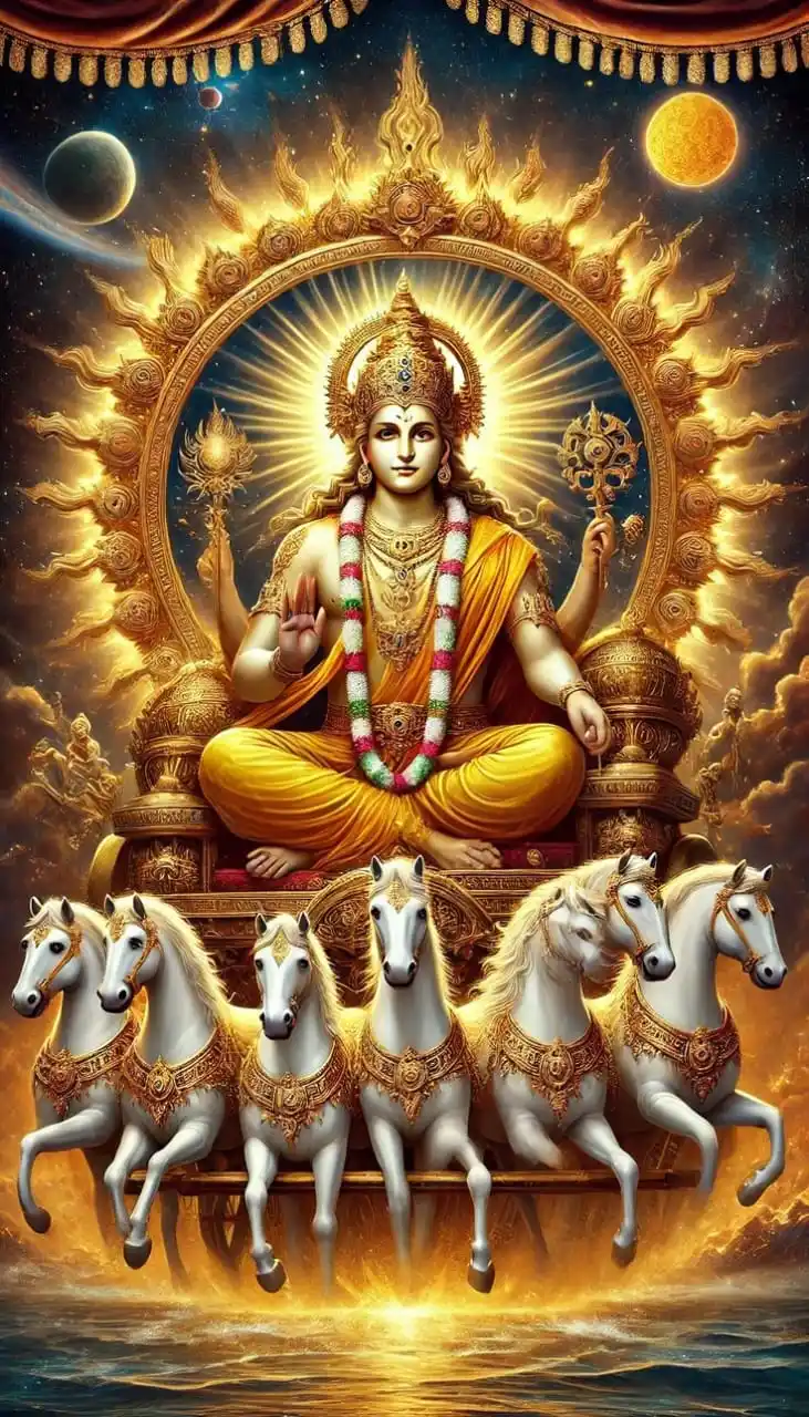 Image from Dev Katha (devkatha.com): सूर्यदेव चालीसा | Suryadev Chalisa https://devkatha.com/suryadev-chali...