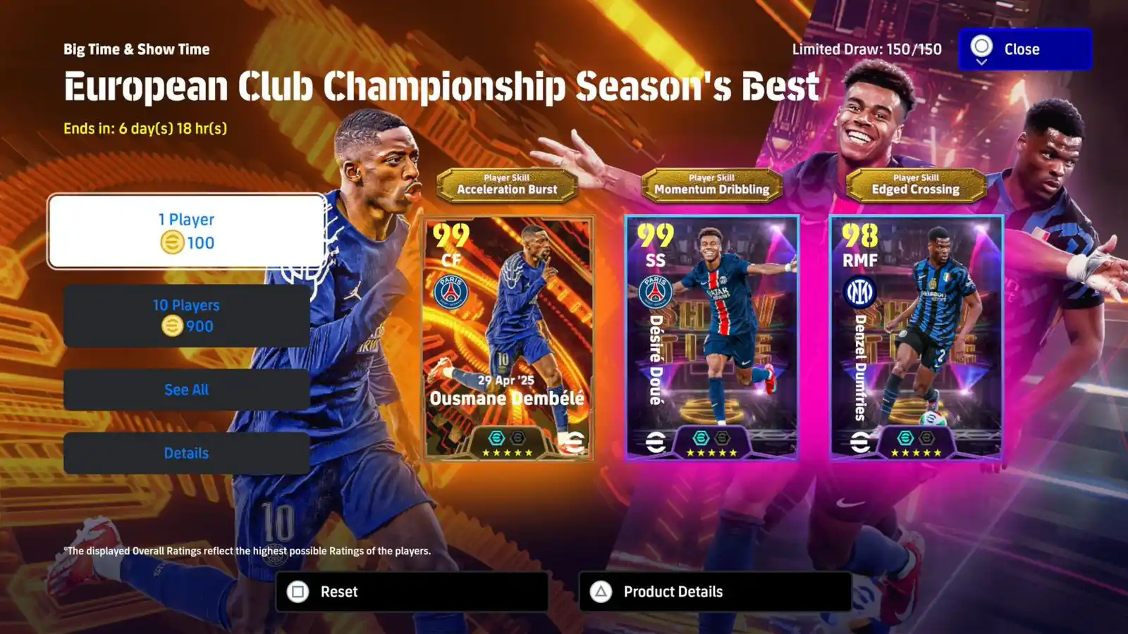 Image from MAD - eFootball Updates: *🆕 SHOW TIME & BIG TIME: European Clubs Championship Season’s Best (T...