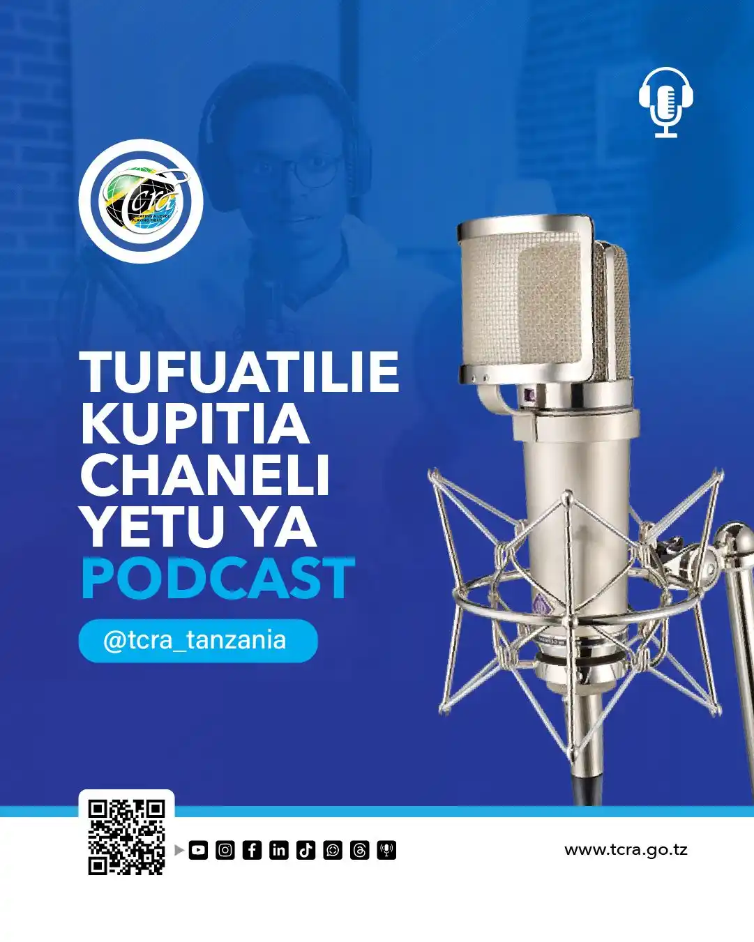 Image from TCRA TANZANIA: 🆕 TCRA TANZANIA Podcast ya Mamlaka ya Mawasiliano (TCRA) sasa inapat...