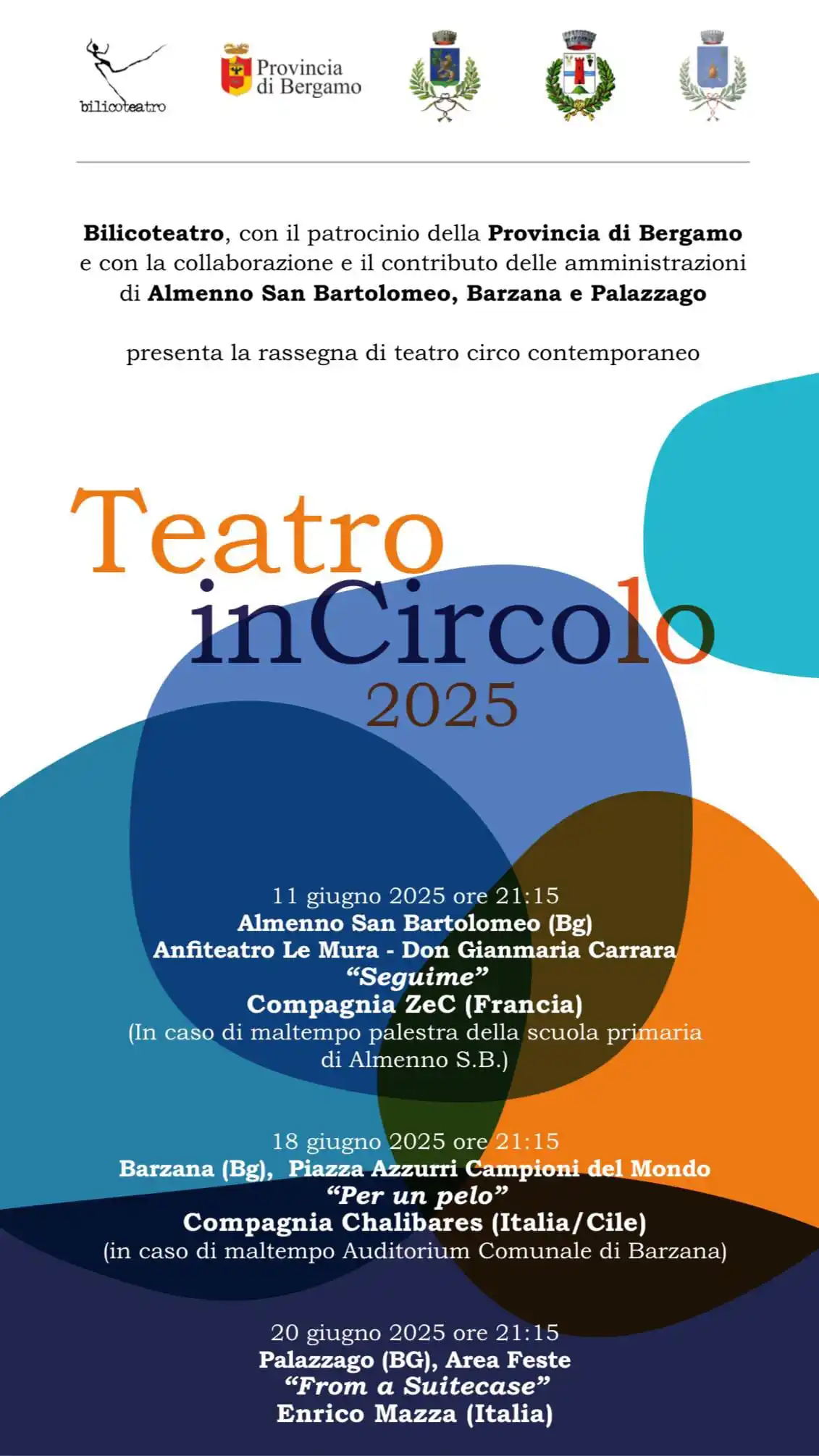 Image from Comune di Palazzago (BG): 🎪 TEATRO IN CIRCOLO - Edizione 2025  👉🏻 Prende il via nei prossimi ...