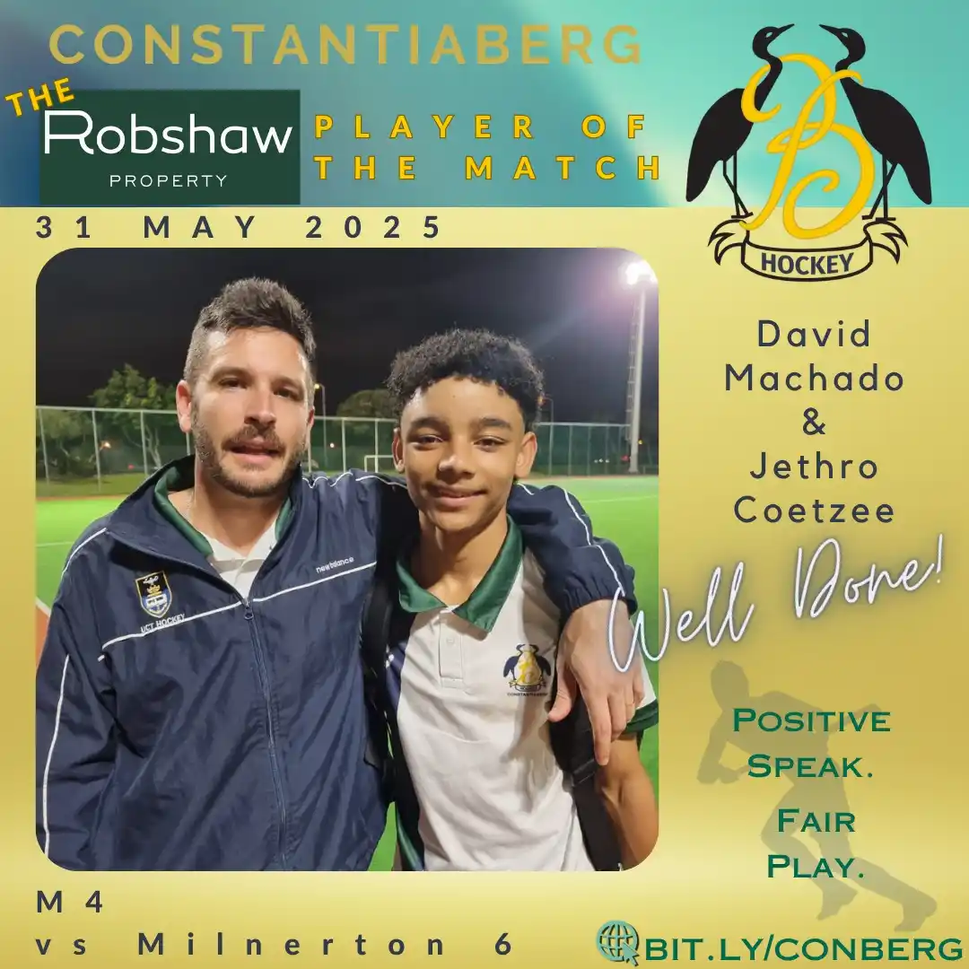 Image from ConBerg Hockey Club: The *Robshaw Property* Player of the Match! <a class="text-blue-500 h...