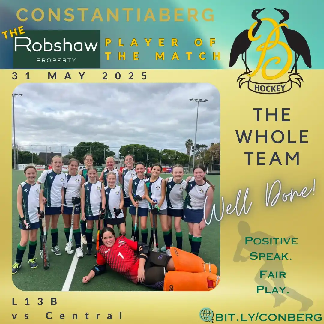 Image from ConBerg Hockey Club: The *Robshaw Property* Player of the Match! <a class="text-blue-500 h...