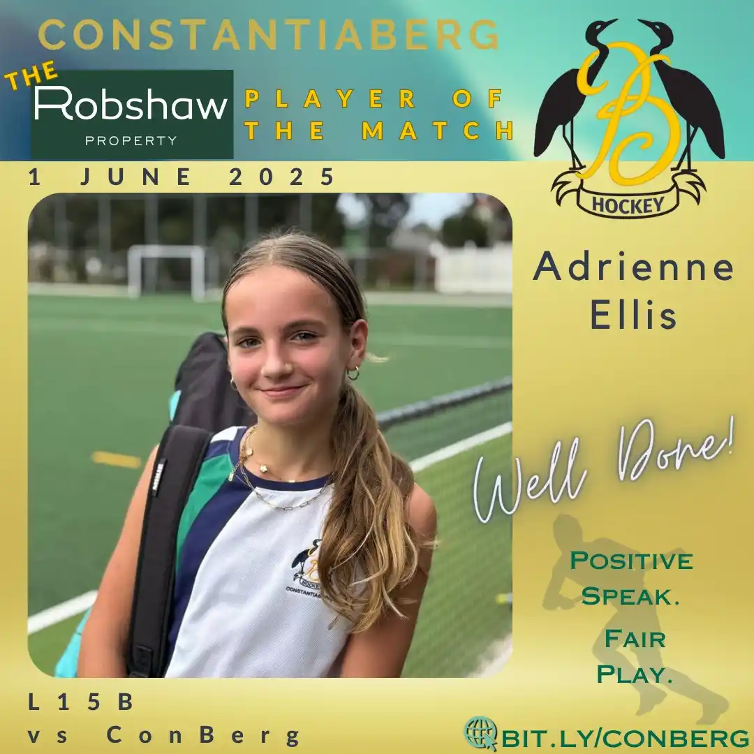 Image from ConBerg Hockey Club: The *Robshaw Property* Player of the Match! <a class="text-blue-500 h...