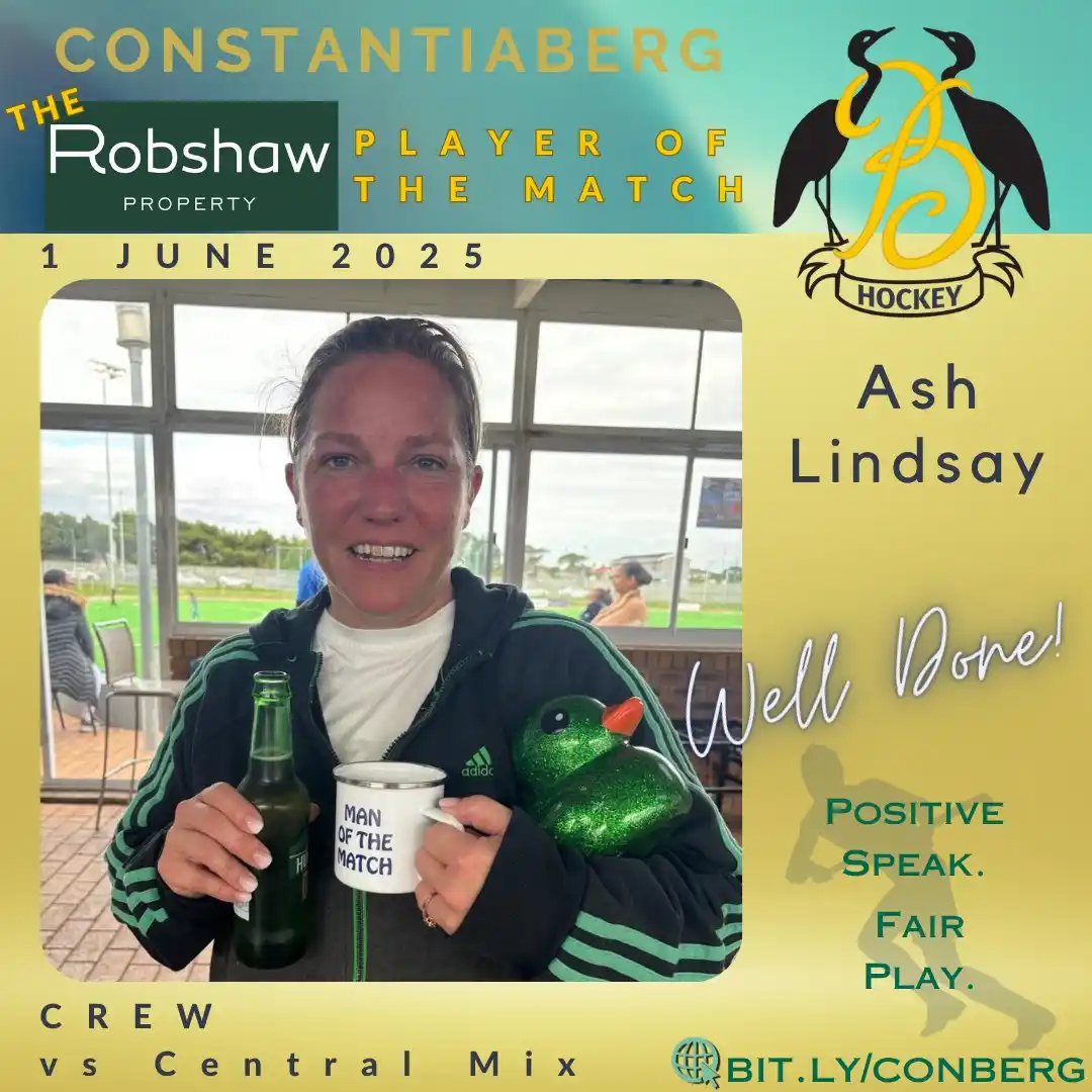 Image from ConBerg Hockey Club: The *Robshaw Property* Player of the Match! <a class="text-blue-500 h...