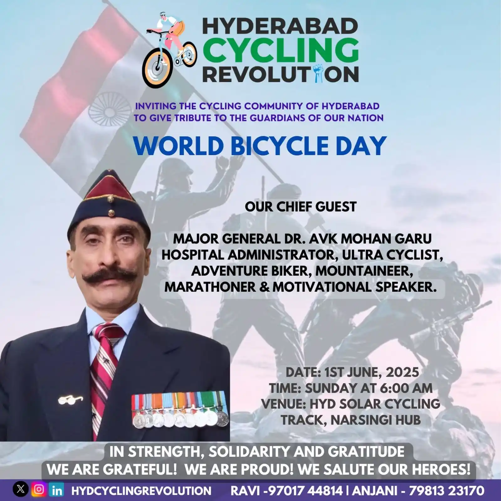 Hyderabad Cycling Revolution post