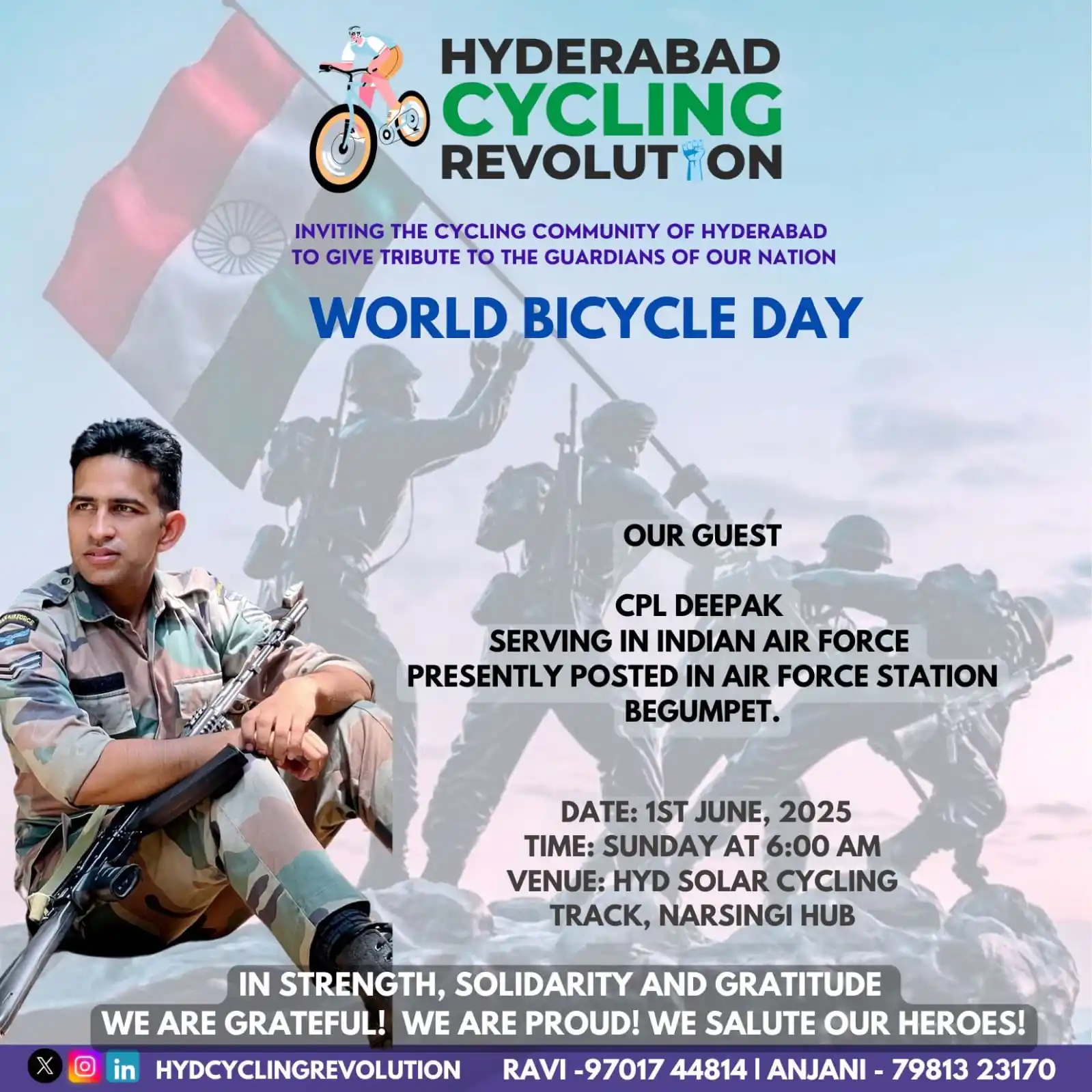 Hyderabad Cycling Revolution post