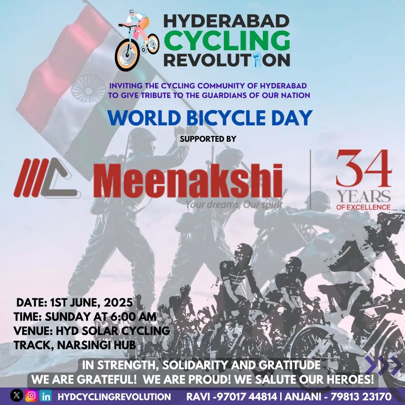 Hyderabad Cycling Revolution post