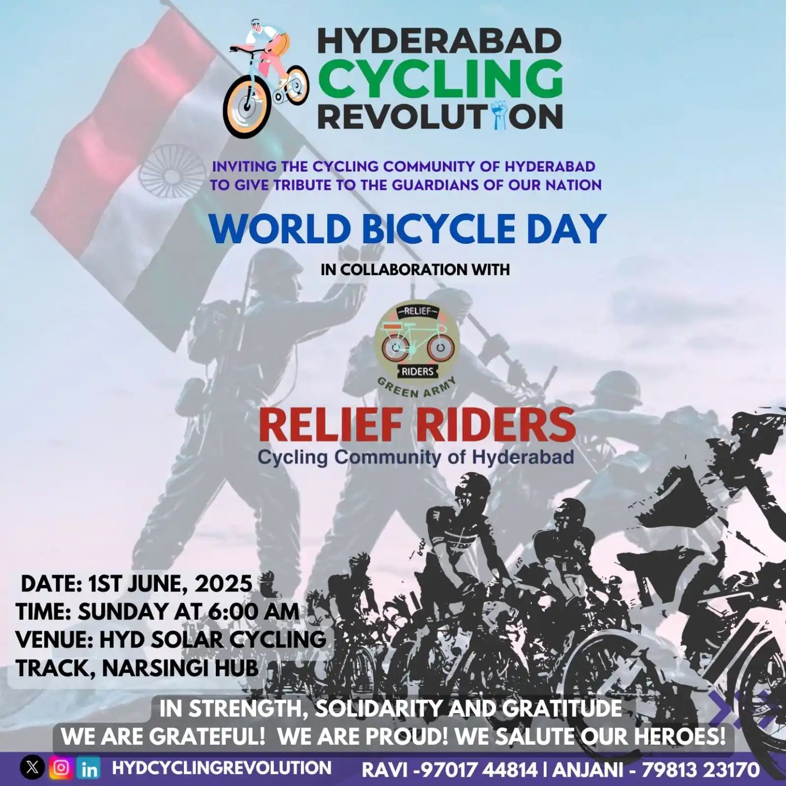Hyderabad Cycling Revolution post