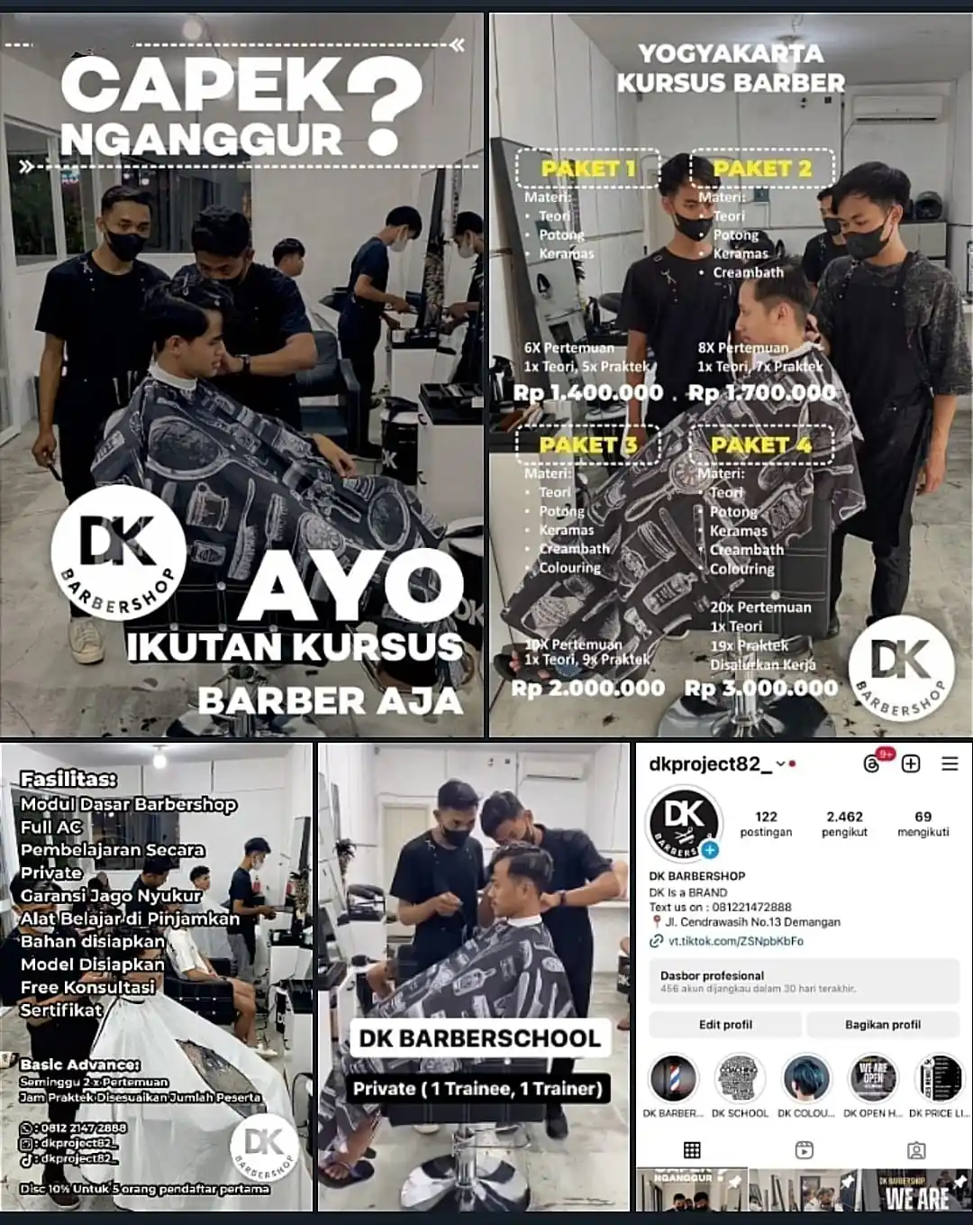 Image from Info Loker Jogja Yogyakarta (Official): Tidak ada yang namanya (CAPSTER / BERBERMAN / TUKANG CUKUR) yang jadi ...