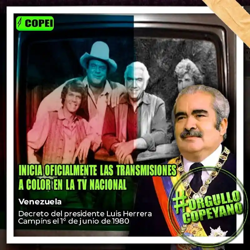 Image from Partido COPEI: ๐บย ยก๐จ๐ป ๐ต๐ถ๐๐ผ ๐ฒ๐ป ๐น๐ฎ ๐ต๐ถ๐๐๐ผ๐ฟ๐ถ๐ฎ ๐ฑ๐ฒ ๐น๐ฎ ๐๐ฒ๐น๐ฒ๐๐ถ๐๏ฟฝ...