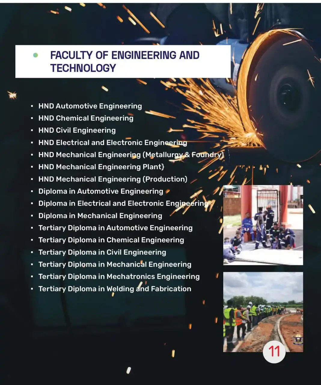 Image from AYOLOMEDIA🗞️: UNDER OUR FACULTY OF ENGINEERING AND TECHNOLOGY. 🎓 Ready to take the...