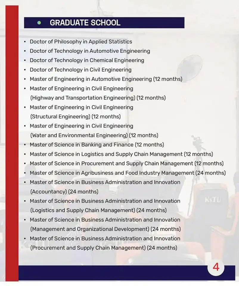 Image from AYOLOMEDIA🗞️: Under Our Graduate School 🎓 We offer a wide range of advanced progra...