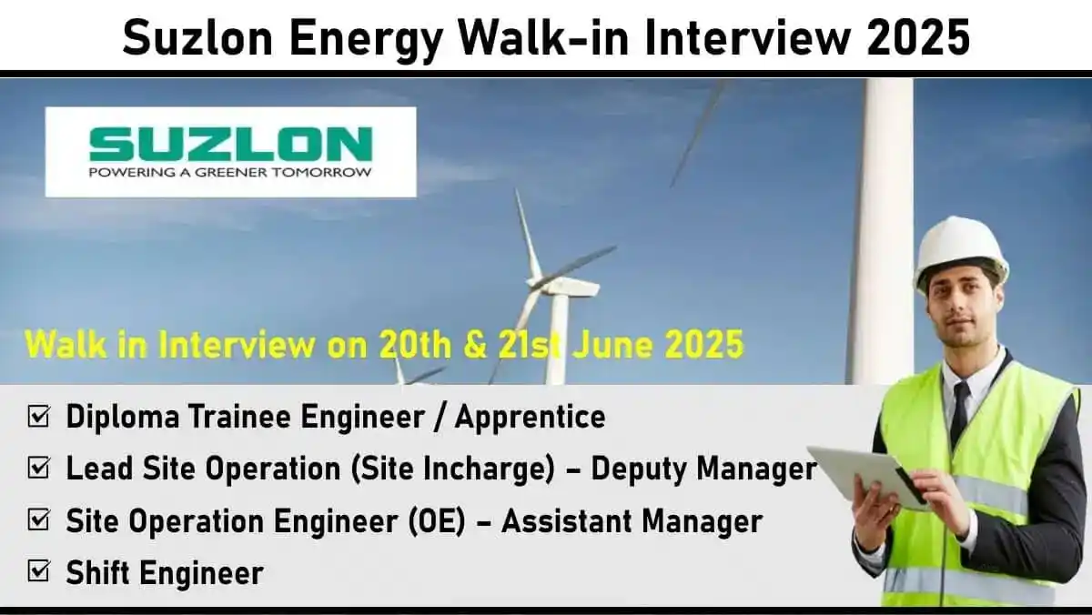 Image from ✅Construction Jobs: 📢📢 *Walk In Interview On 20th & 21st June* *Read Full Details 👇*...