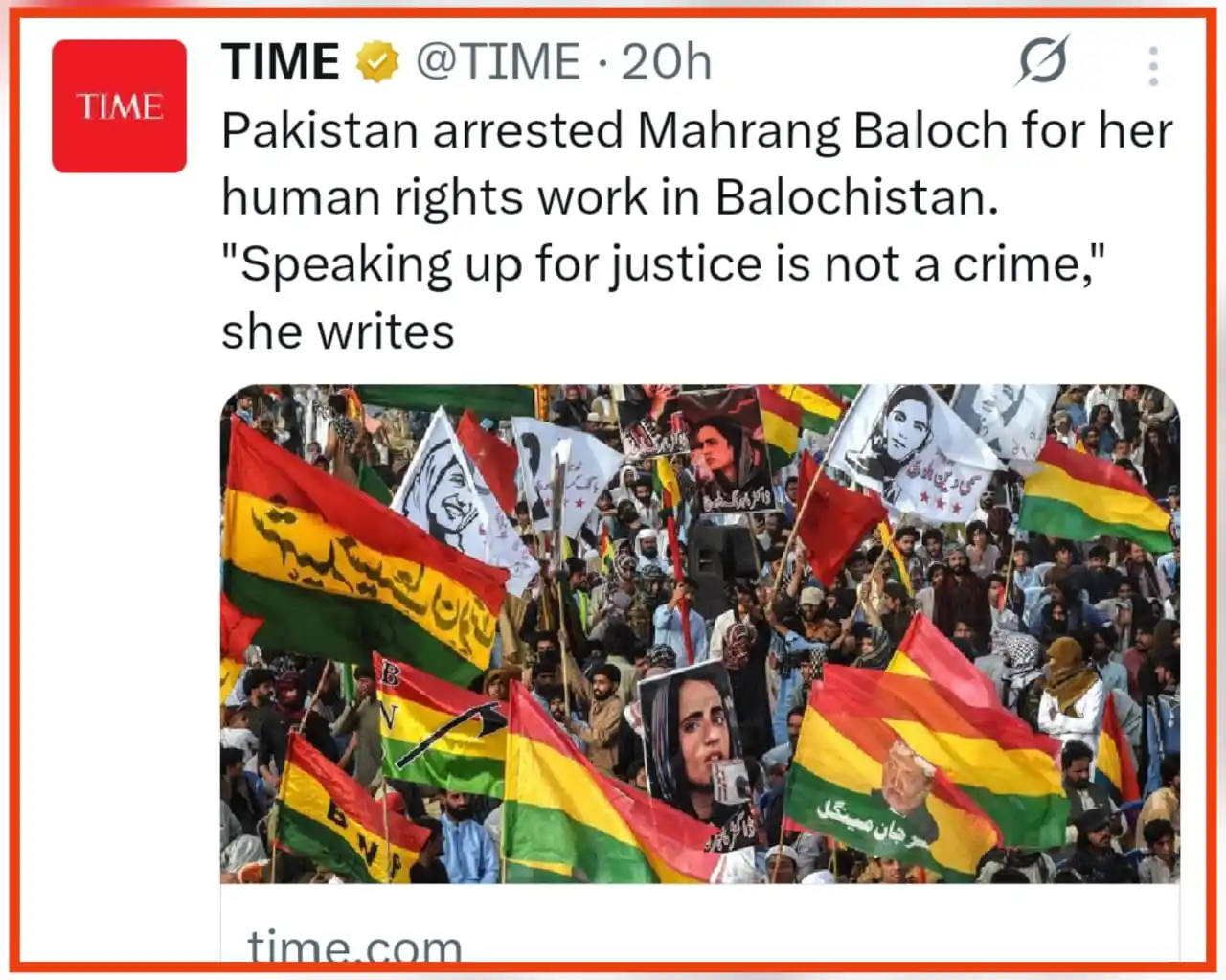 Image from The Baloch Raaj Post: *یہ جیل صرف ایک عمارت نہیں بلکہ یادوں کا بوجھ ہے – ڈاکٹر ماہ رنگ بلوچ ...