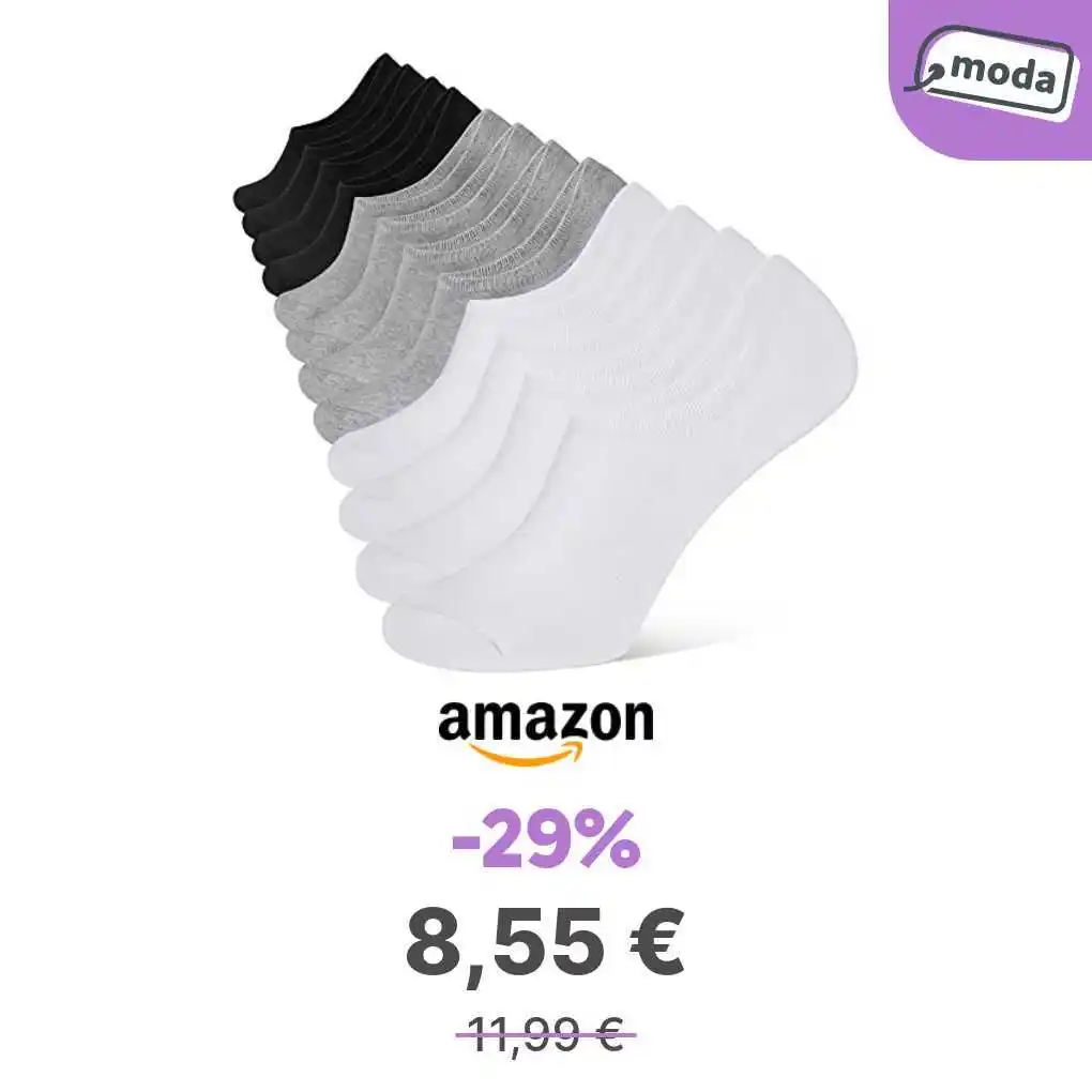 Image from offerte.club: *YOJOOM Calzini Fantasmini Uomo Sneaker Invisibili Antiscivolo Cotone ...