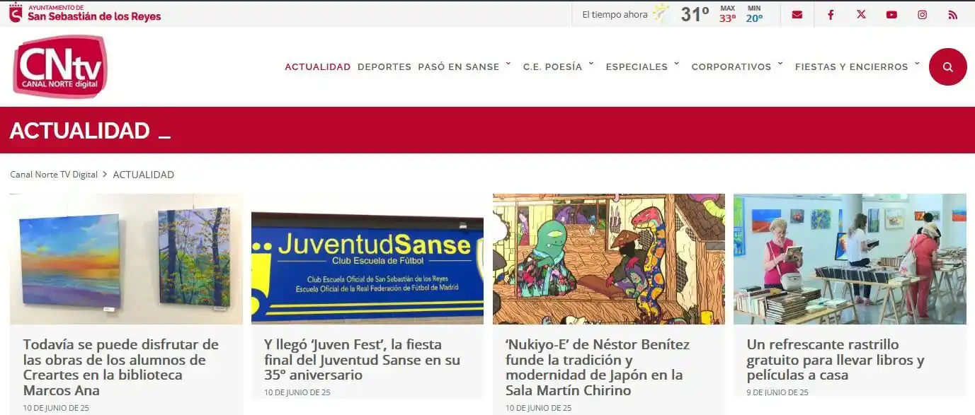 Image from Ayuntamiento de San Sebastián de los Reyes: 10.06.2025 I Hoy en <a class="text-blue-500 hover:underline cursor-poi...