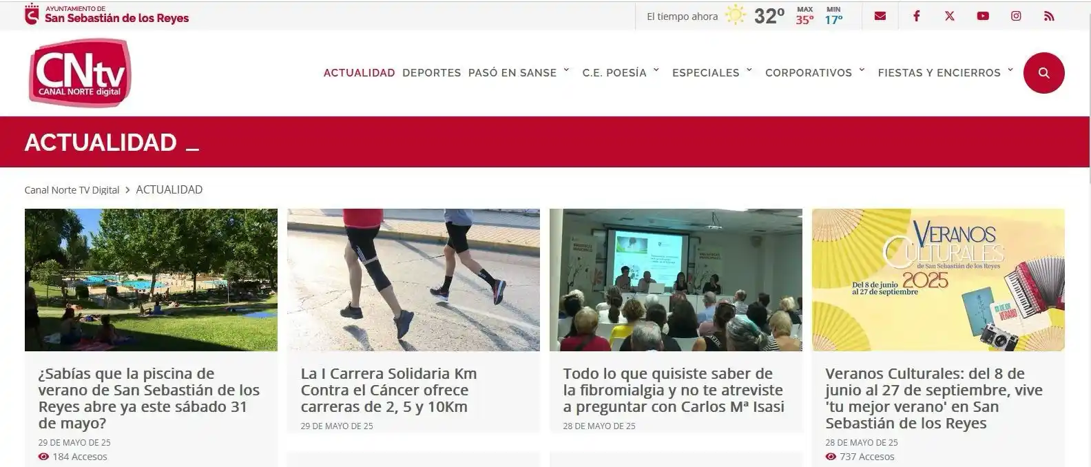 Image from Ayuntamiento de San Sebastián de los Reyes: 29.05.2025 I Hoy en <a class="text-blue-500 hover:underline cursor-poi...