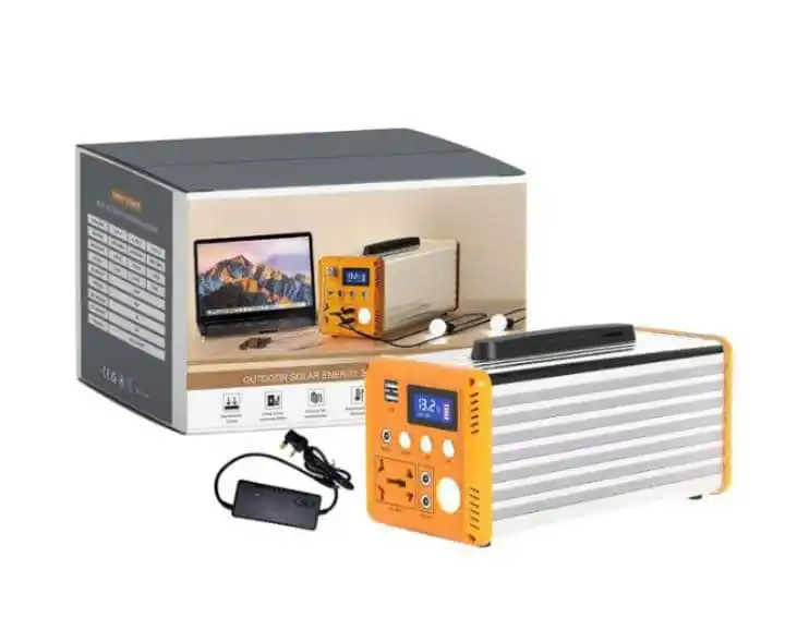 Image from JustBuys: *300W SOLAR GENERATOR* Suitable for powering AC/DC Fans, Rechargeable...