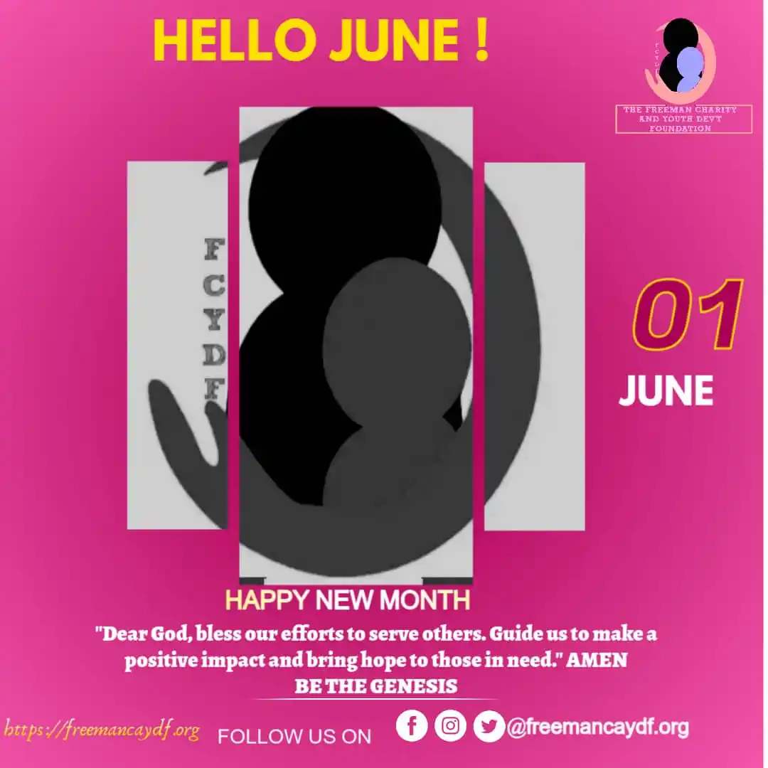 Image from FREEMAN CHARITY AND YOUTH DEVELOPMENT FOUNDATION: *A blessed June* Reg. No. 80034602503085 > <a class="text-blue-500 hov...