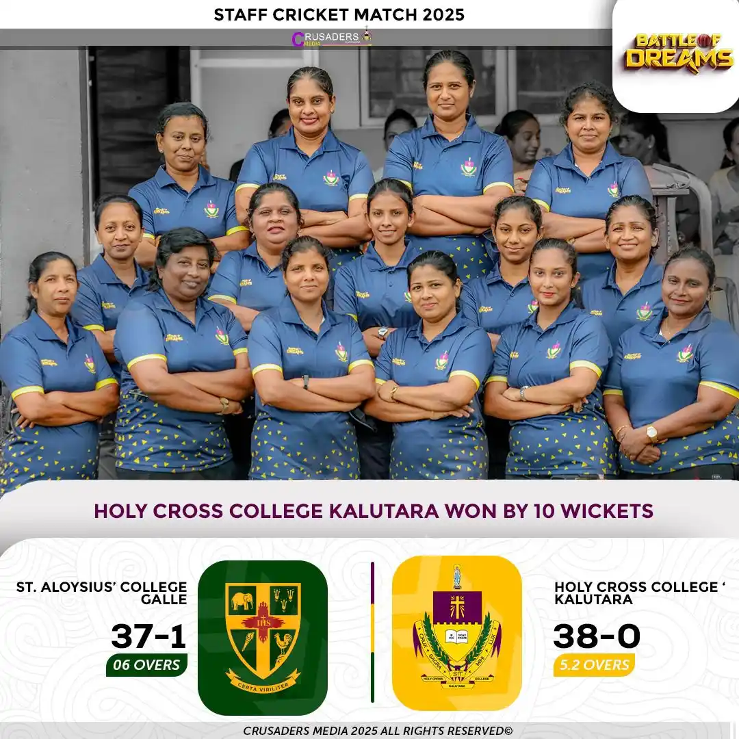 Image from Crusaders’ Media Official : *A proud moment for our dedicated staff team! 🏏* With unity and spiri...