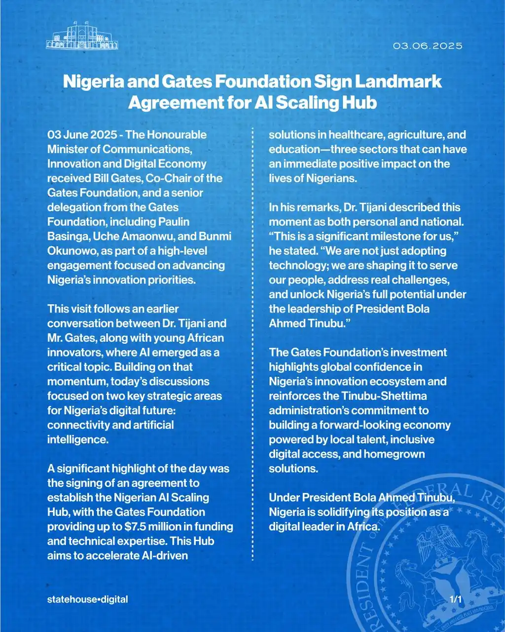 Nigeria Gov post