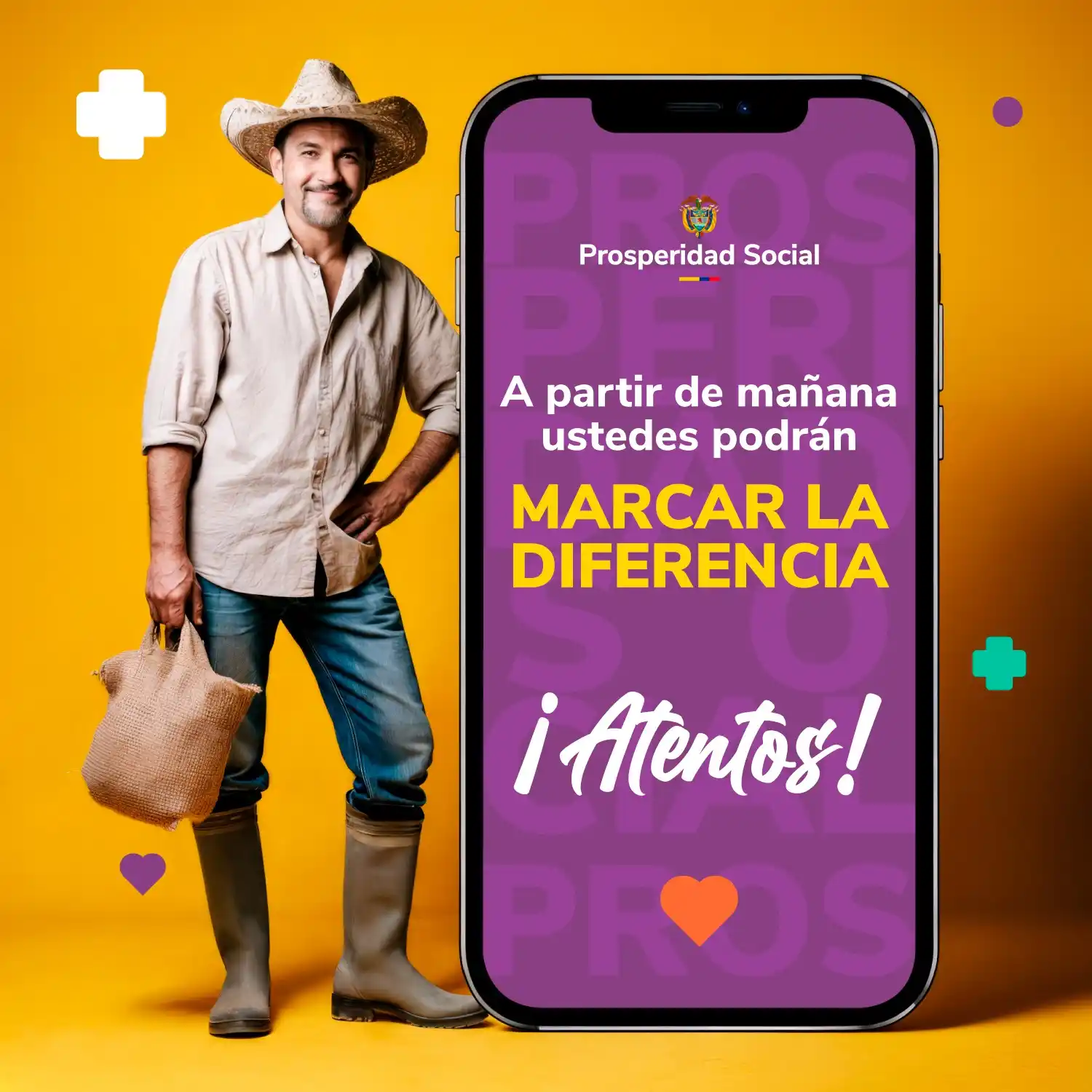 Image from Prosperidad Social: 👩🏾🦱 *Ajá mi gente, se vienen cositaaas... 💡Desde mañana, todos po...