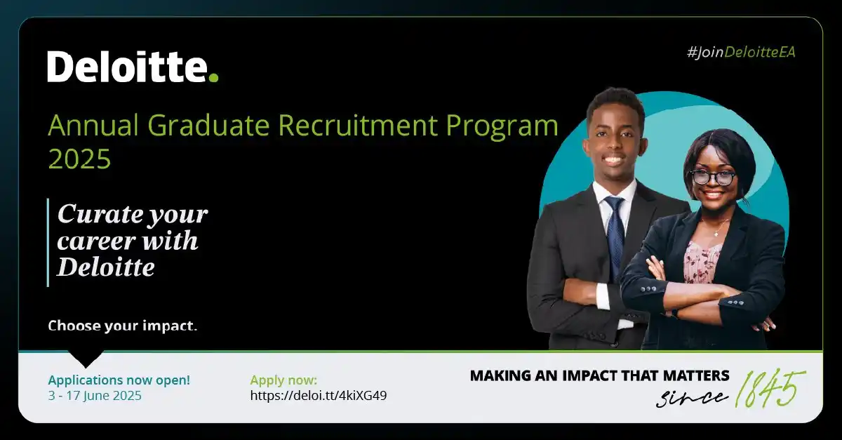 Image from Jobs In uganda now 🇺🇬: Applications are now open! Curate your career with Deloitte and make a...