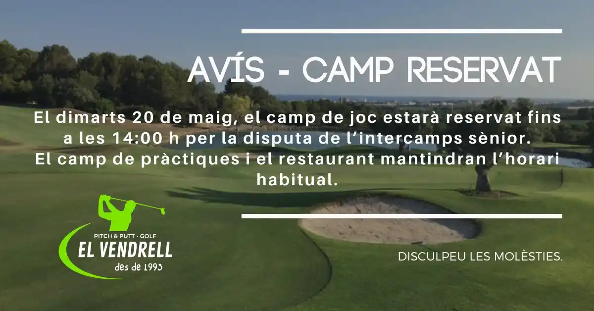 Pitch & Putt El Vendrell post