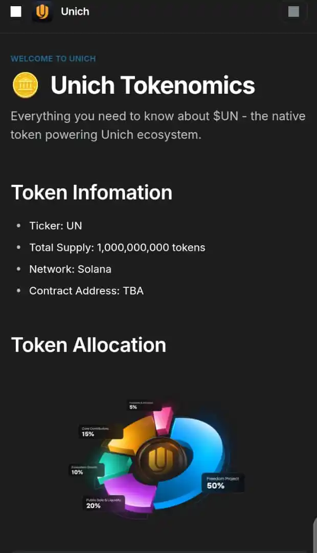 Image from ULTINEX Crypto HUB: Category Allocation Tokens Vesting Community & Ecosystem 80% 800,000...