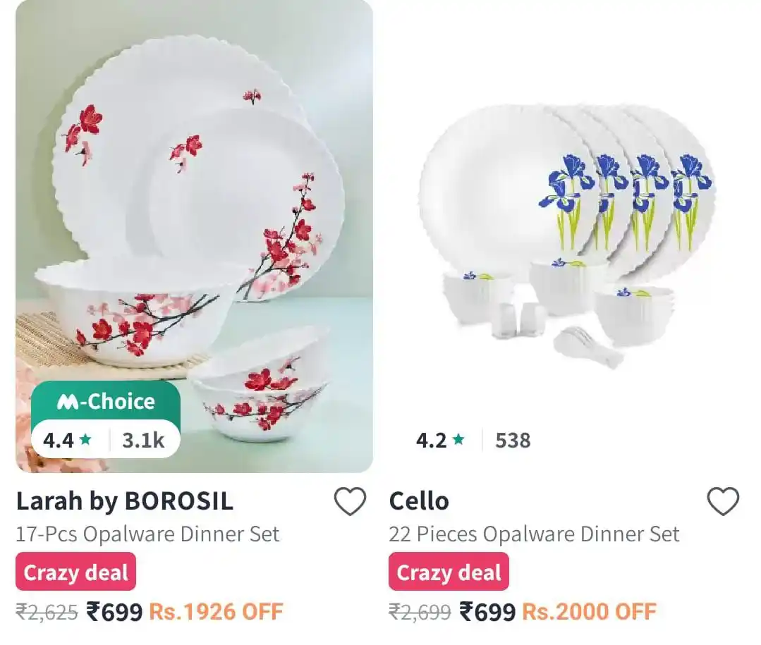 Image from CouponClip {Deals & Offers}: Cello products at min 40% + additional coupon  https://myntr.in/Xcw8Kd...