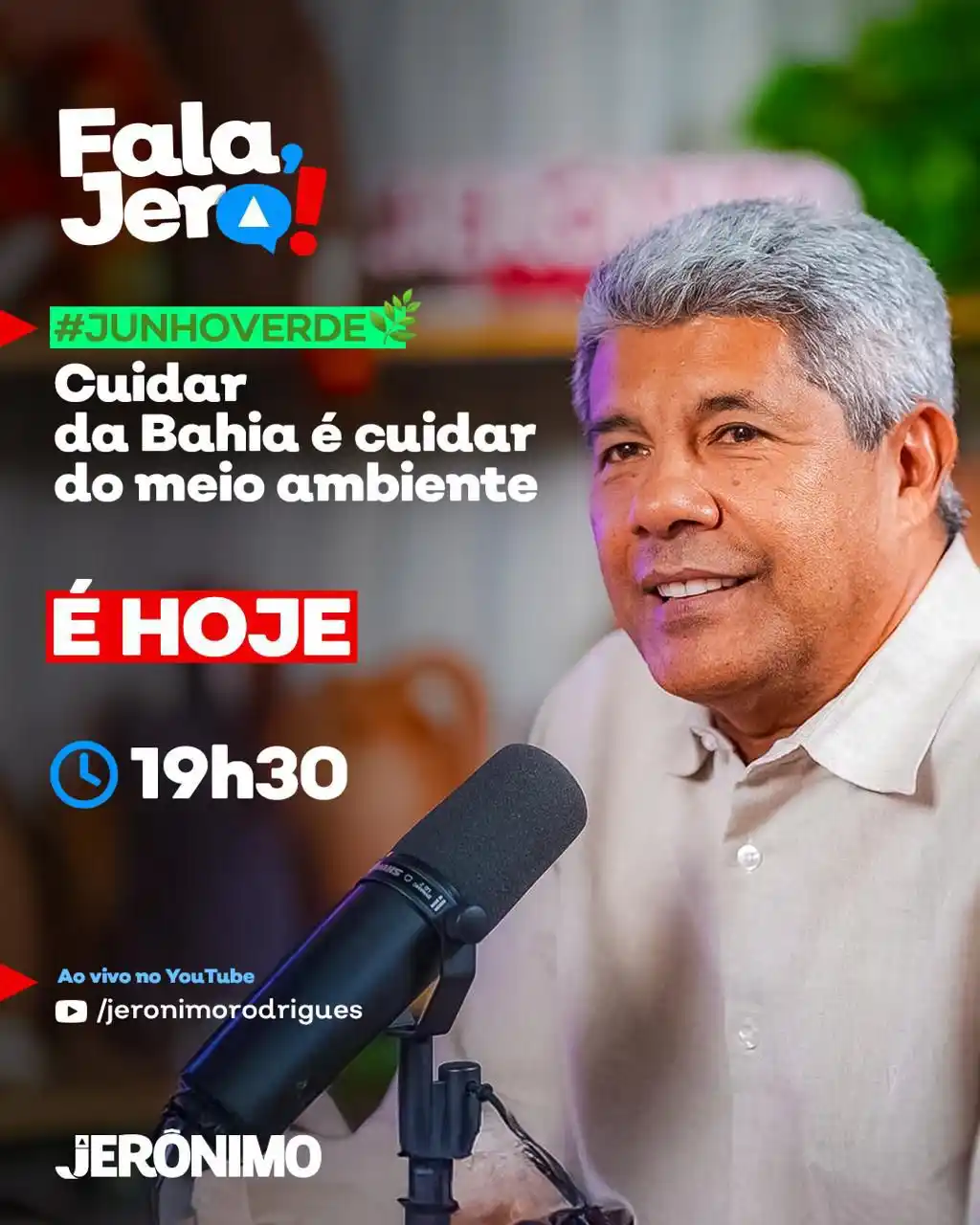 Image from Neusa Cadore | Secretária de Mulheres da Bahia: 🌿 Chegou Junho Verde! 💧🌱 Hoje no <a class="text-blue-500 hover:und...