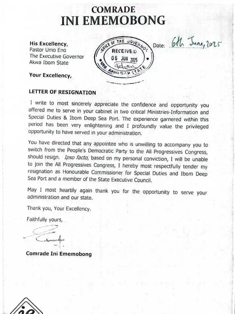 Image from Njenje Media TV/News : 📌 COURAGE & CONVICTION! We salute Comrade Ini Ememobong for his bold...