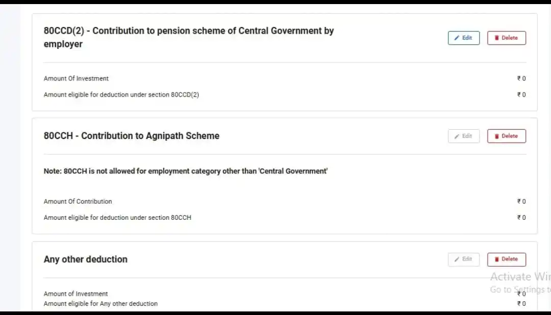 Image from Klath Consultancy Private Limited: Deduction in the new regime only 3 deductions are allowed under the ne...