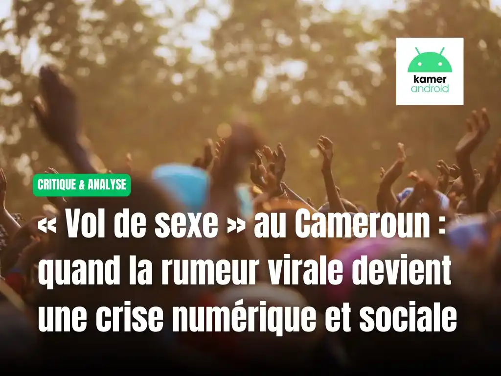 Image from KAMERANDROID: Des vidéos virales parlent de "vol de sexe" par simple poignée de main...