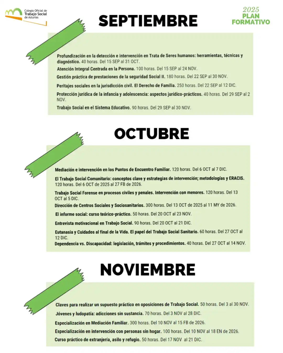 COTSA - Colegio Oficial de Trabajo Social de Asturias post