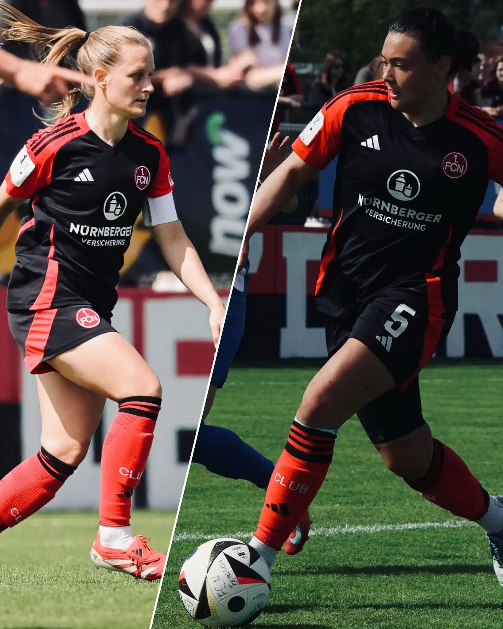 Image from Clubfrauen: 𝓓𝓾𝓸 𝓫𝓵𝓮𝓲𝓫𝓽 𝓪𝓷 𝓑𝓸𝓻𝓭!👊🏼 Kapitänin Luisa <a class="text...