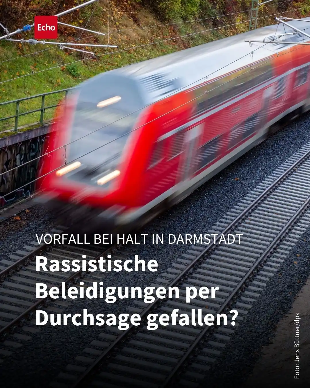 Image from Echo Online Südhessen: 🚅 Ein *Zugbegleiter* soll im Regionalexpress von Mannheim nach Frankf...
