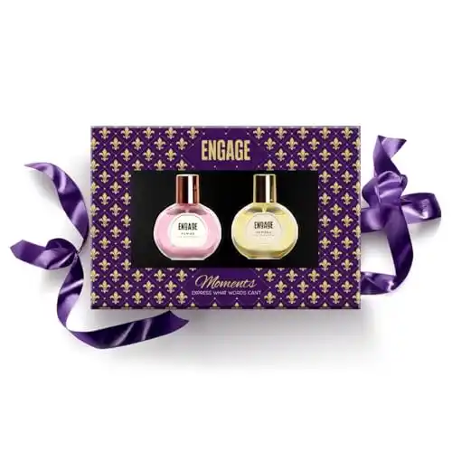 Image from CouponClip {Deals & Offers}: Engage Gift Set - Moments Luxury Perfume Gifts For Women, 100ml, Long ...