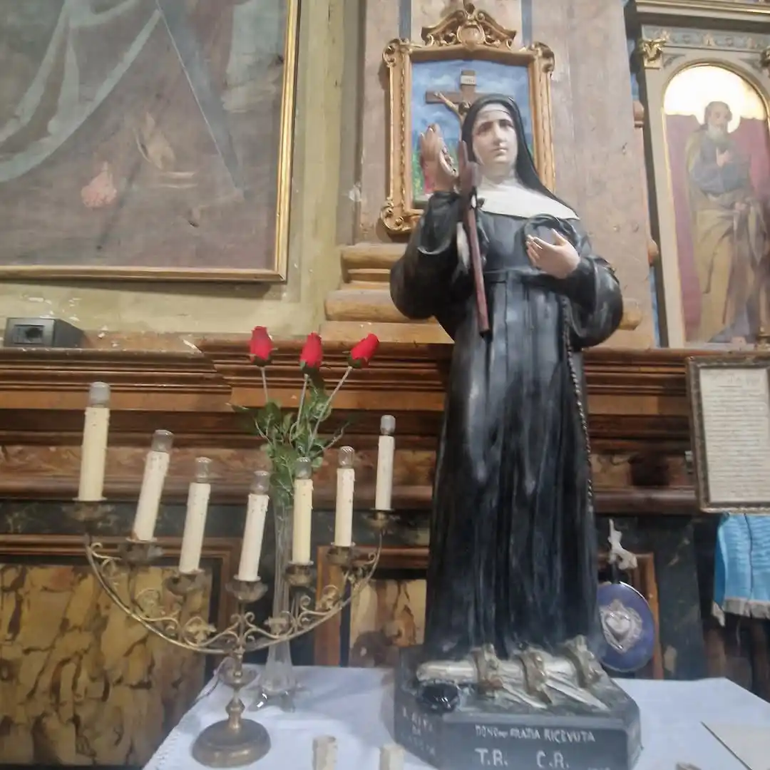 Image from Carlo Giacone: *GIAVENO – CHIESA DI SAN ROCCO* *BENEDIZIONE DELLE ROSE DI SANTA RITA ...