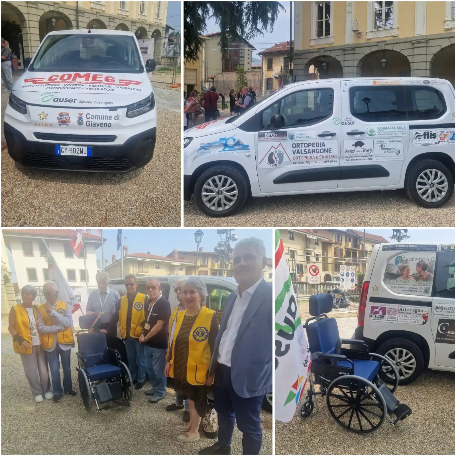 Image from Carlo Giacone: *GIAVENO CONSEGNA UN NUOVO MEZZO PER I TRASPORTI SOCIALI ALL’ASSOCIAZI...