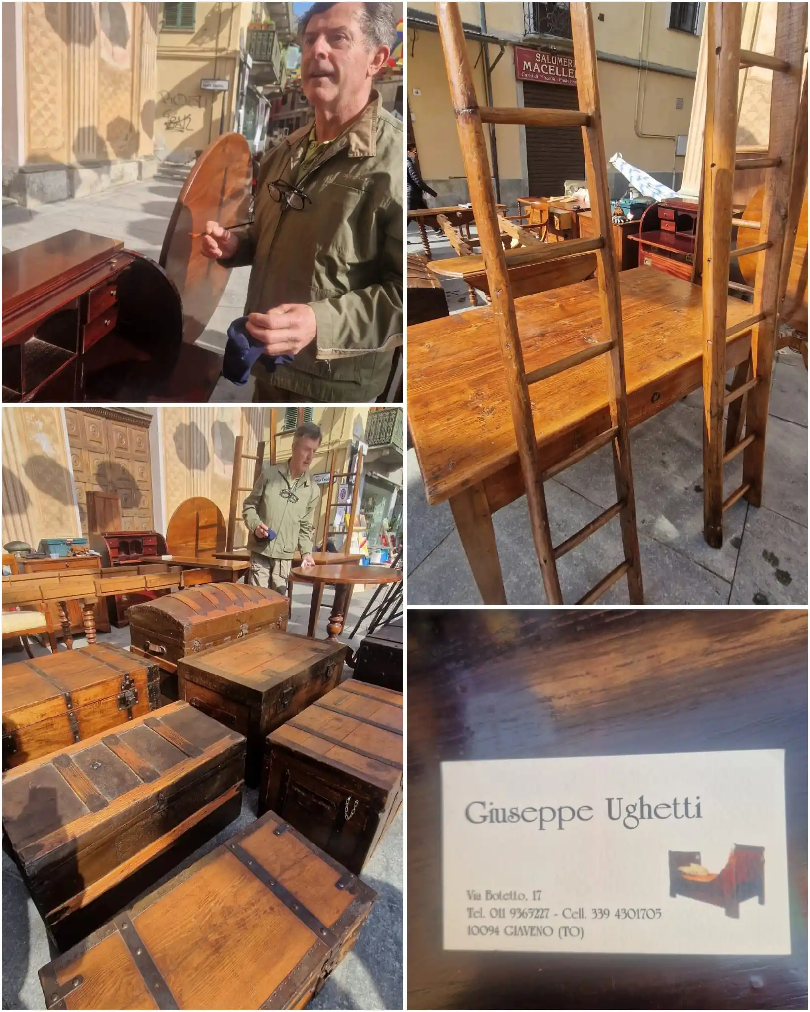 Image from Carlo Giacone: *GIAVENO, MERCATINO DELLE PULCI E DELL'ANTIQUARIATO*  BEPPE UGHETTI AN...