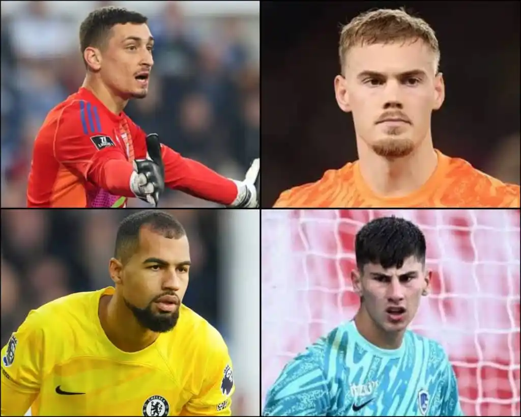 Image from πππππππ πππππππ πππΌπππ ππ π·: Goalkeeper latest: One of Robert Sanchez, Filip Jorgensen, Djordje Pet...