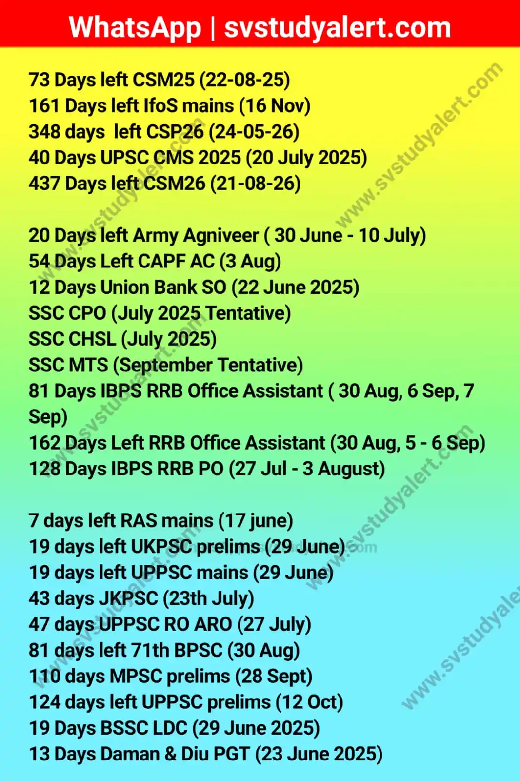 Image from Sarkari Jobs Update Daily Current Affairs SVStudyAlert.com (Jobs And Education Update): <a class="text-blue-500 hover:underline cursor-pointer" href="/hashtag...